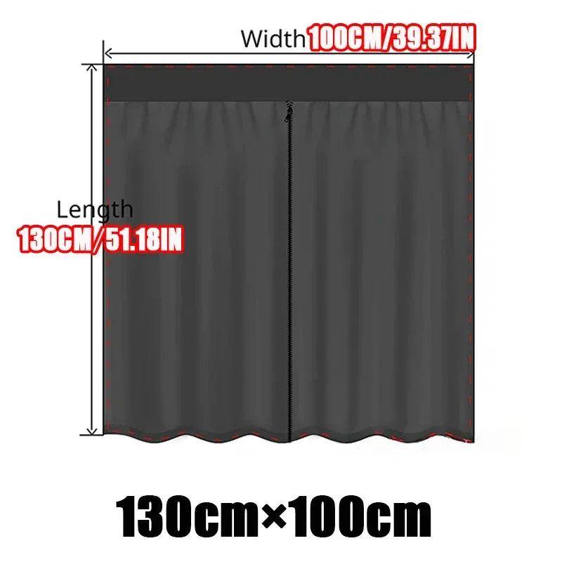 Universal Van camper Magnetic Sliding Door Mosquito Fly Net Mesh Screen