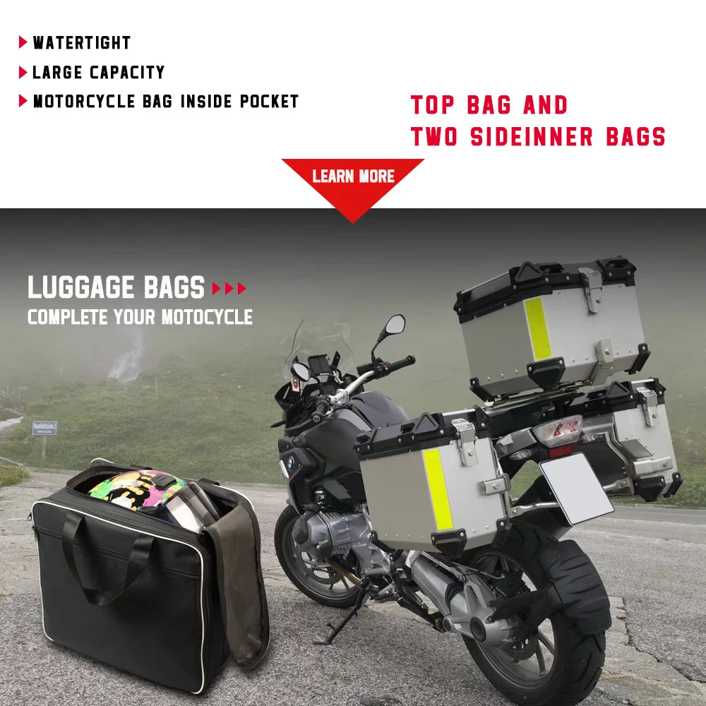 Motorcycle Luggage Bags for BMW R1200GS Adv R1250GS Adventure Black Inner Bags