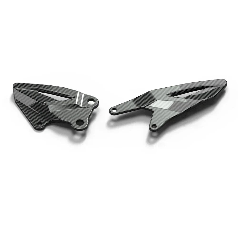 Yamaha R1 R1M 2015-2024 Carbon look Foot Pedal Heel Guard Plates Decoration Set