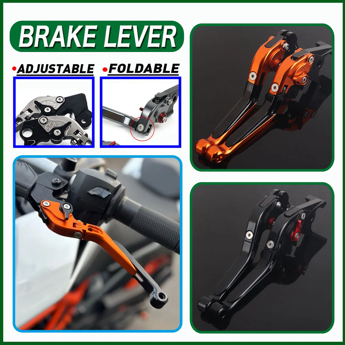 Brake & Clutch Lever Set For KTM Duke 125 200 250 390 2010–2023 Folding CNC
