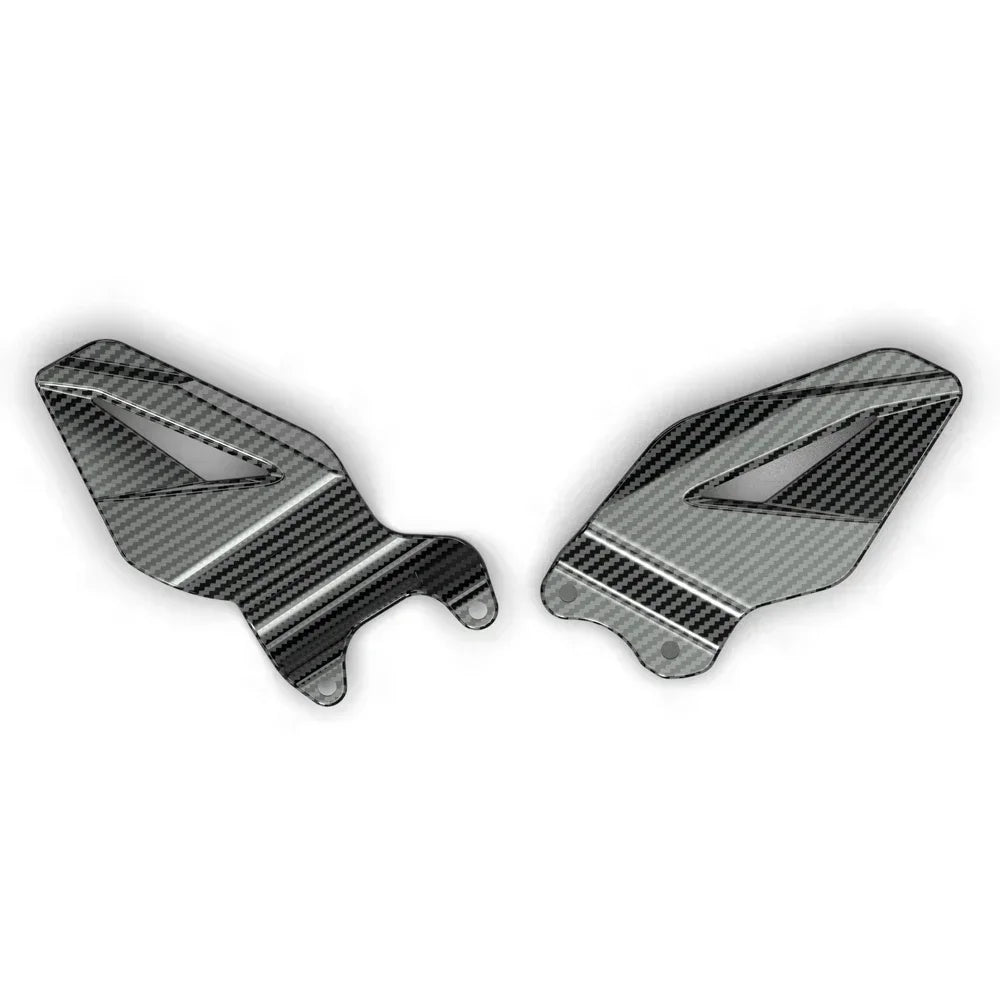 Yamaha R6 2006-2022 Carbon look Foot Pedal Heel Guard Plates Decoration Set