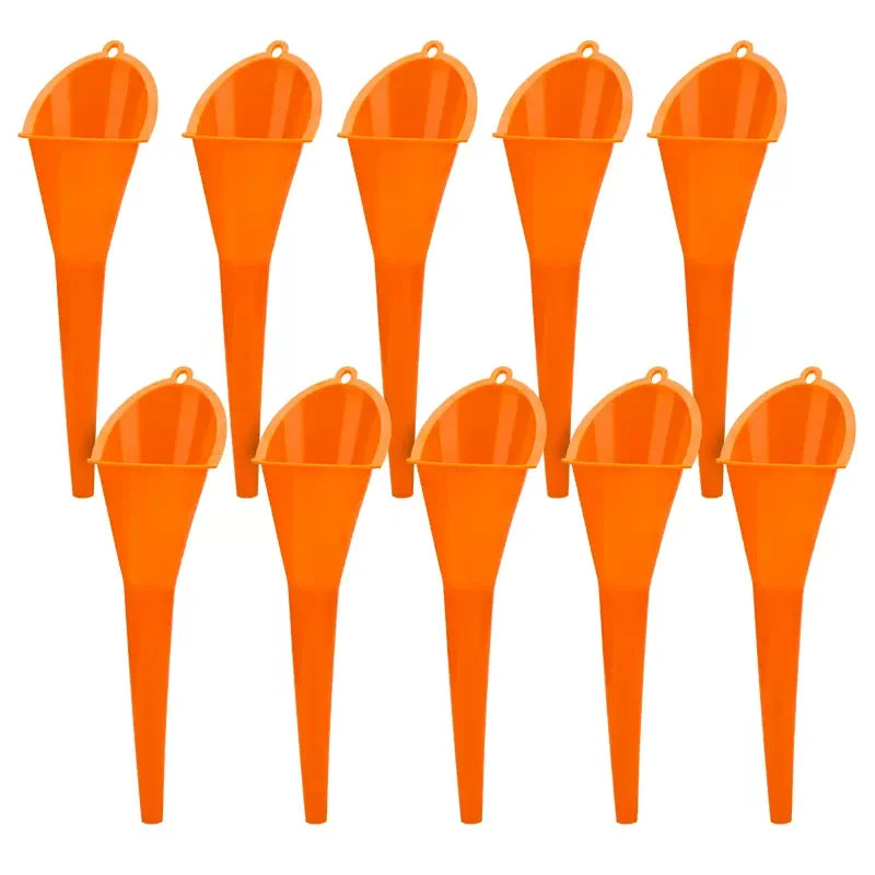 Long Stem Funnel - Anti-Splash Oil Fuel Filling Tool, Motorcycle Car Refueling