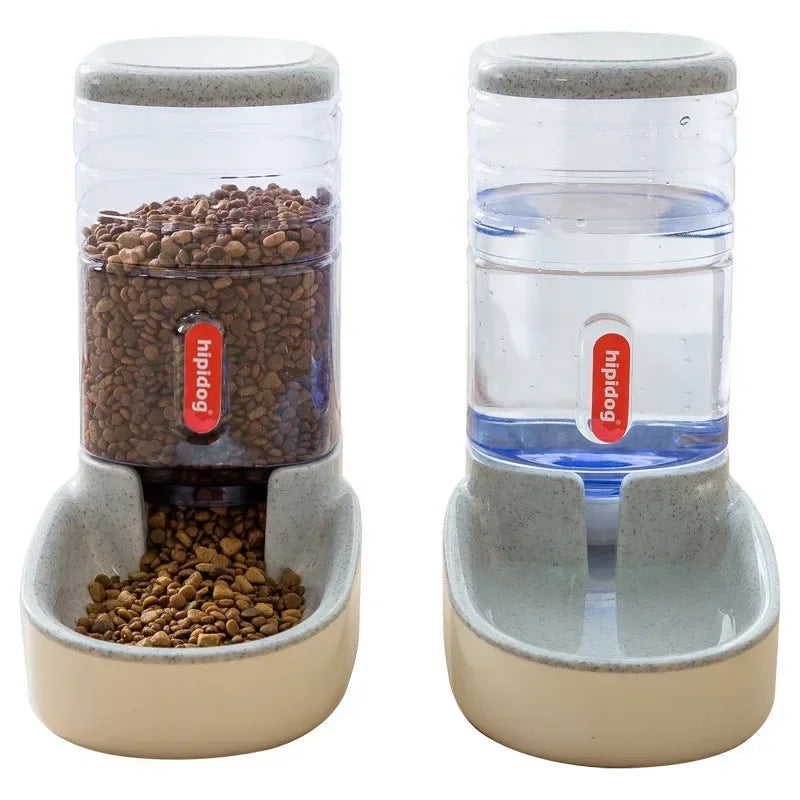 Automatic Pet Feeder & Water Dispenser Gravity Food & Drink Bowl for Cats & Dogs