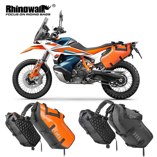 Rhinowalk Motorcycle Side Bags 100% Waterproof 18L/28L/48L Large-Capacity Panniers