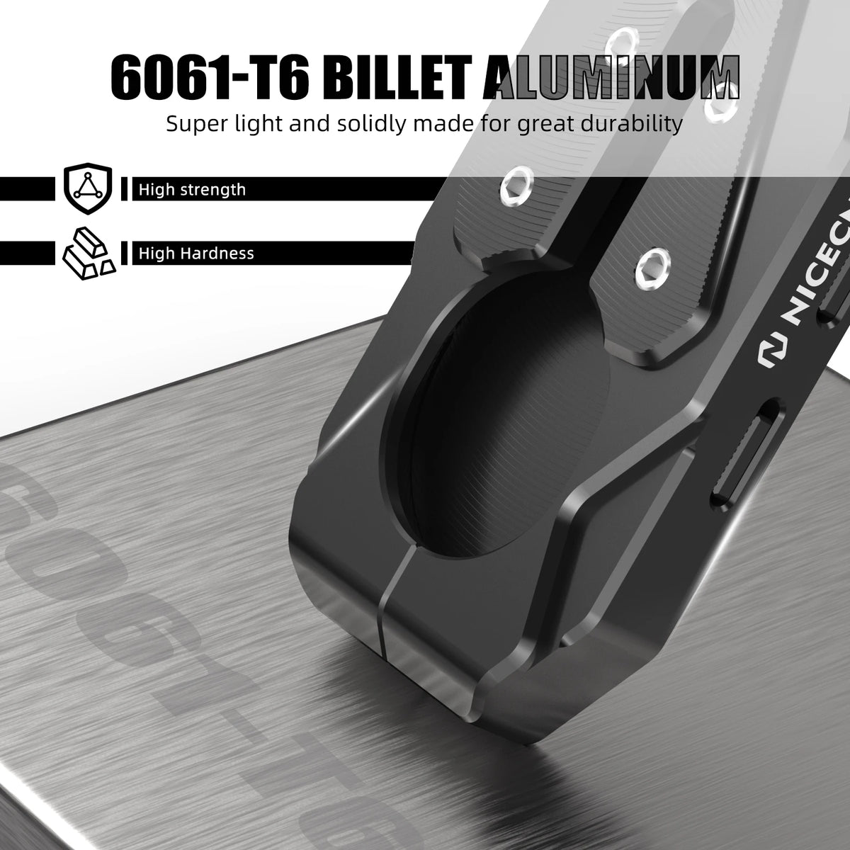 BMW R1250GS R1200GS Kickstand Pad CNC Side Stand Extension Plate 2016–2023