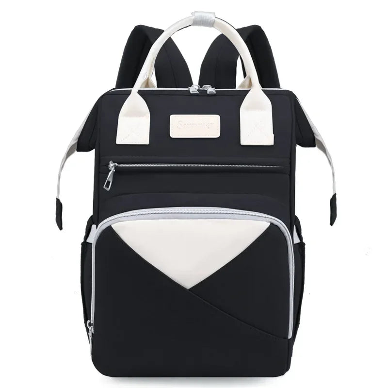 Large Capacity Mummy Diaper Bag Backpack - Waterproof, Stroller Hanging Bag