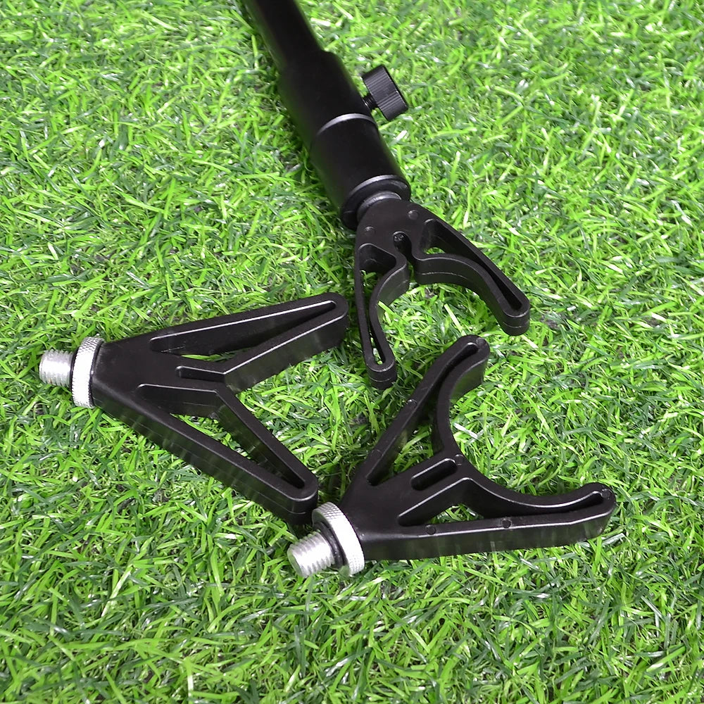 Hirisi 4 Pieces Carp Fishing Rod Rest Head for Bank Sticks & Buzz Bar