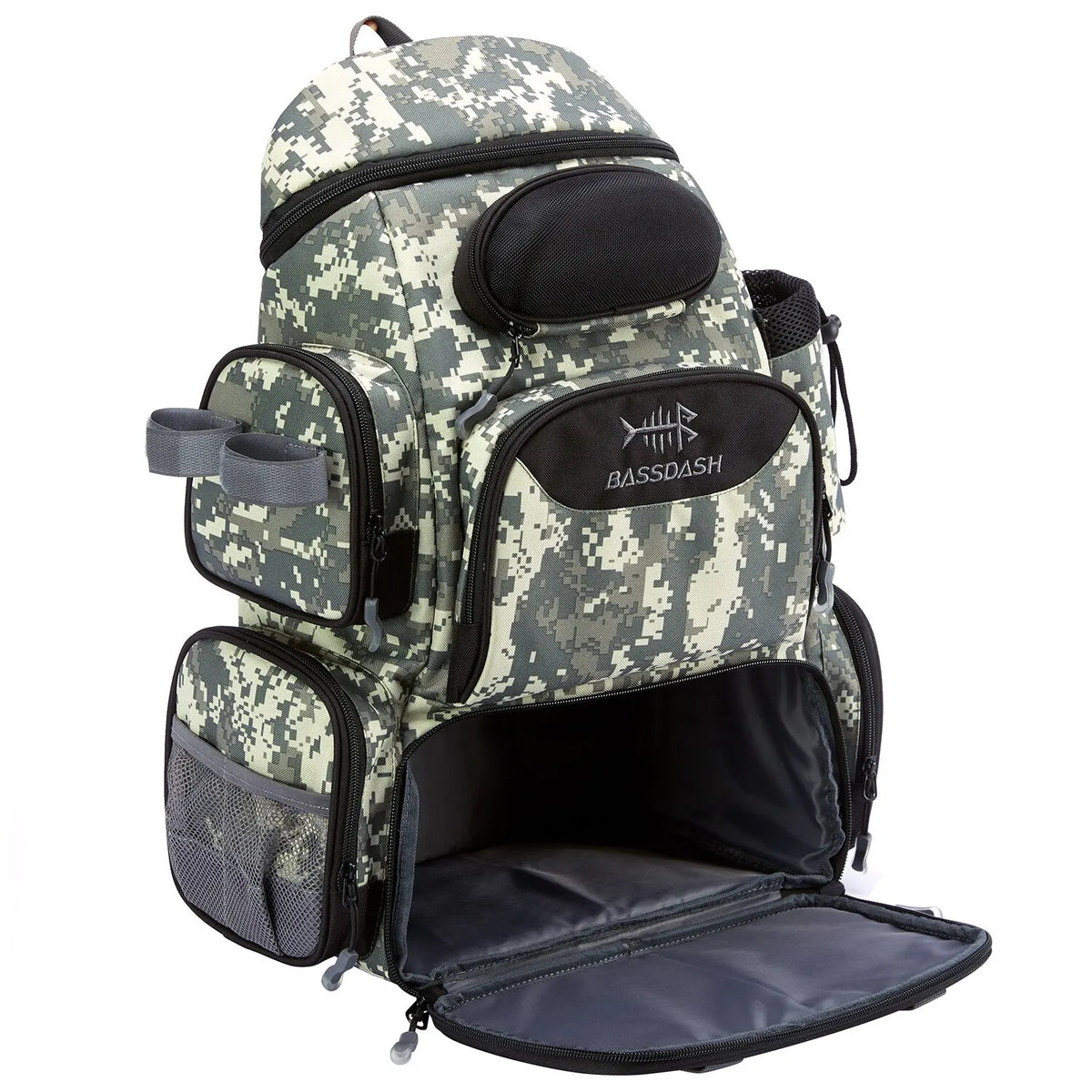 Bassdash Fishing Tackle Backpack - Lightweight Tactical Gear Bag 600D Polyester