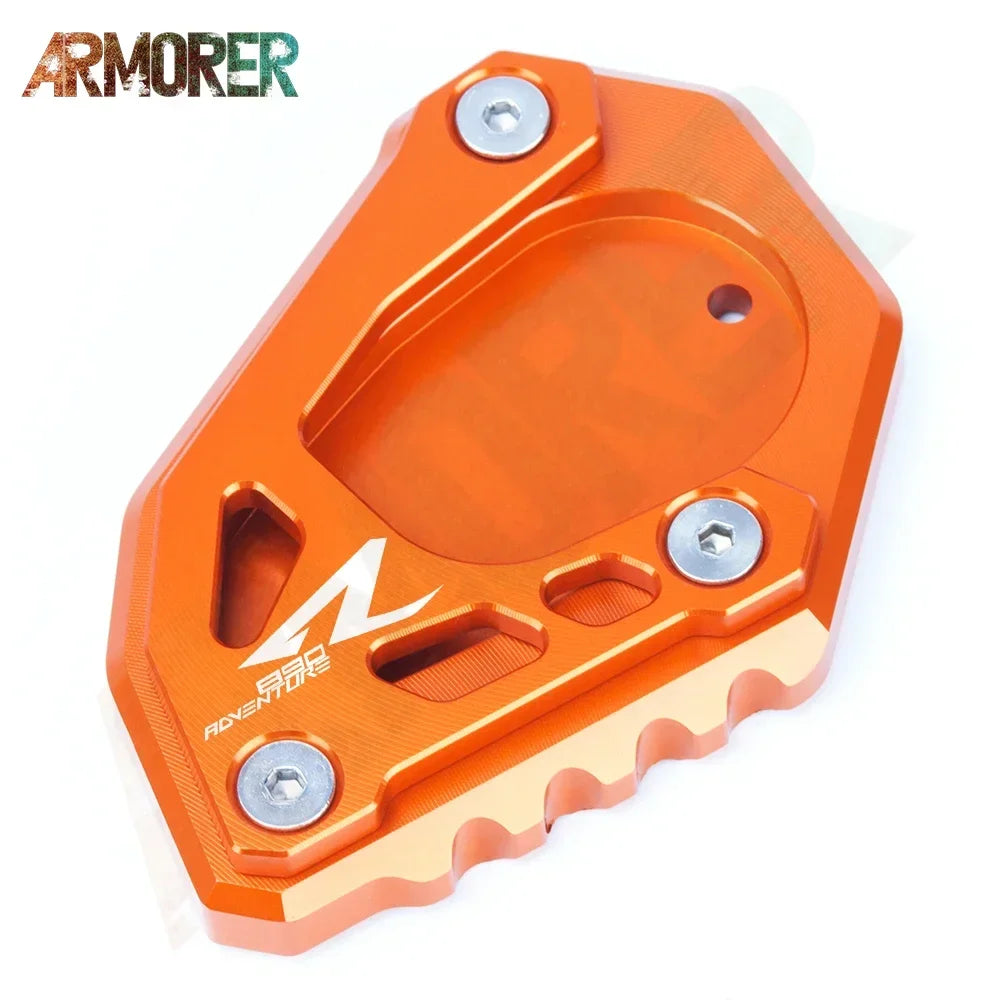 KTM 890 Adventure R Side Stand Kickstand Plate Pad CNC Aluminum 2020-2023