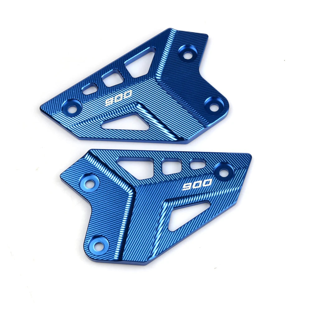 Kawasaki Z900 2017–2024 Rear Footpeg Heel Guard Plates CNC Alloy – All Colours