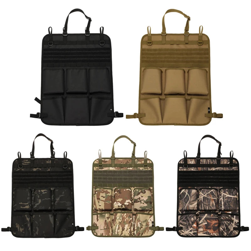 Seat Back Organizer – Waterproof Storage Bag with MOLLE System
