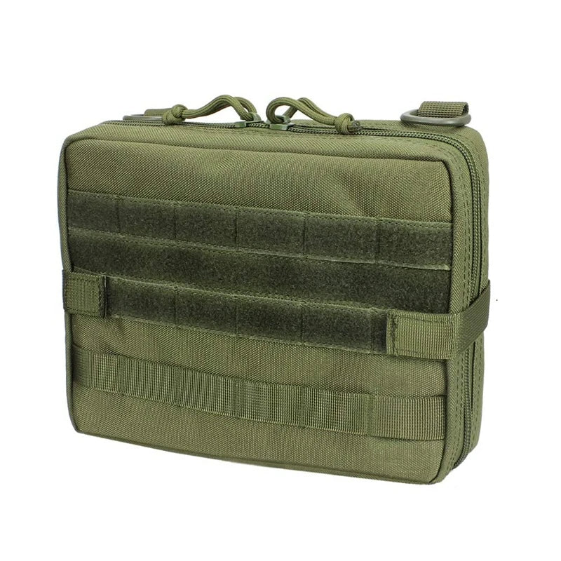 Tactical MOLLE Admin Pouch 1000D Nylon Utility Bag Map Pocket EDC  CS