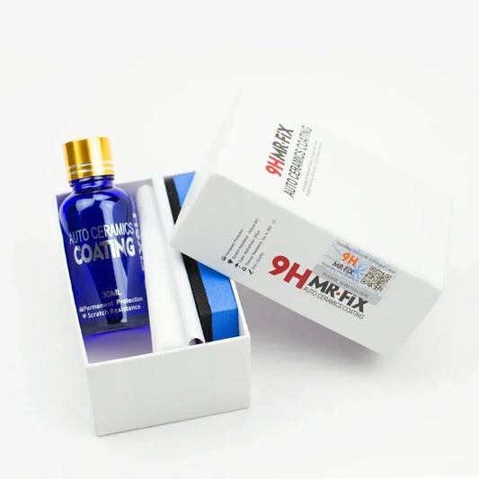9H Ceramic Coating Car Paint Protection - Hydrophobic Auto Glass Polish 30ML