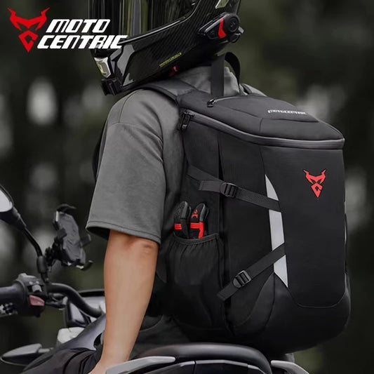 28L Motorcycle Backpack Waterproof Helmet Bag Travel Knapsack Touring luggage