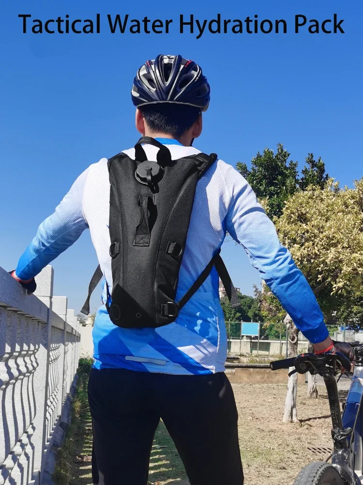 3L Hydration Pack Backpack Outdoor Water Bladder Bag Hiking Running Cycling