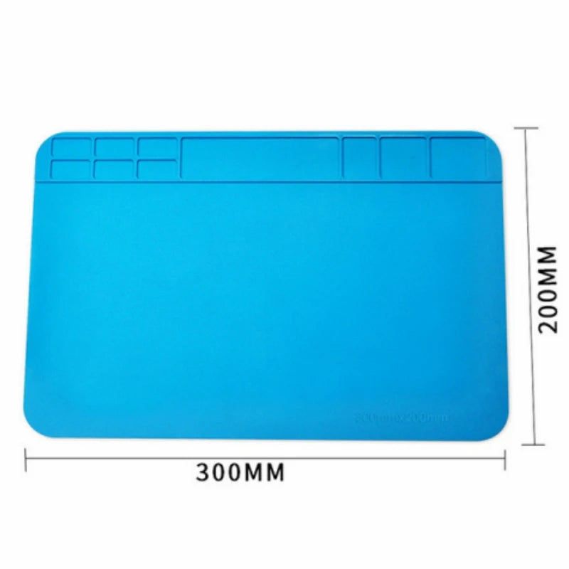 Silicone Soldering Mat Heat Resistant Repair Pad for Phone Laptop Electronics