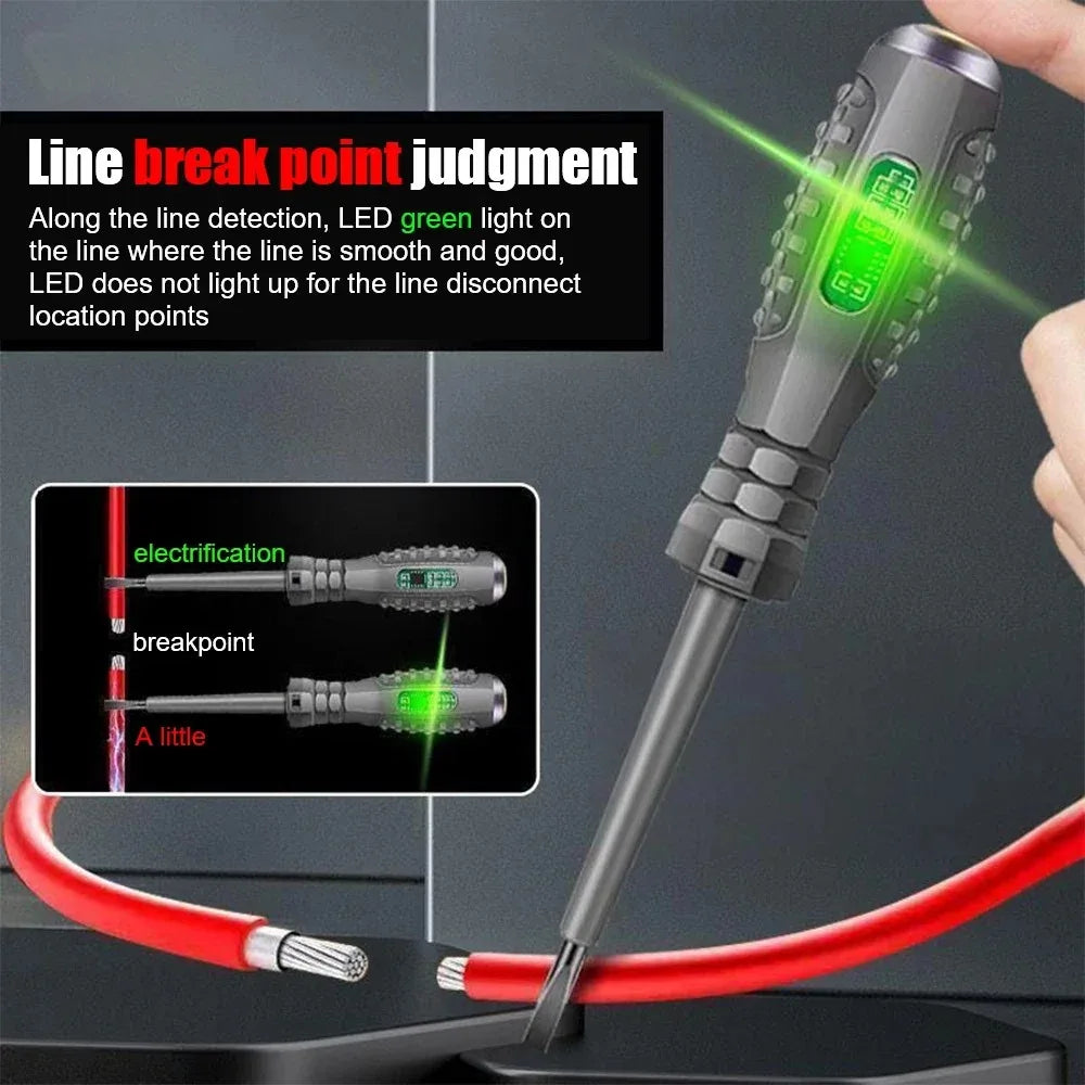 Neon Bulb Indicator Screwdriver Insulated Electrician pen Voltage Tester