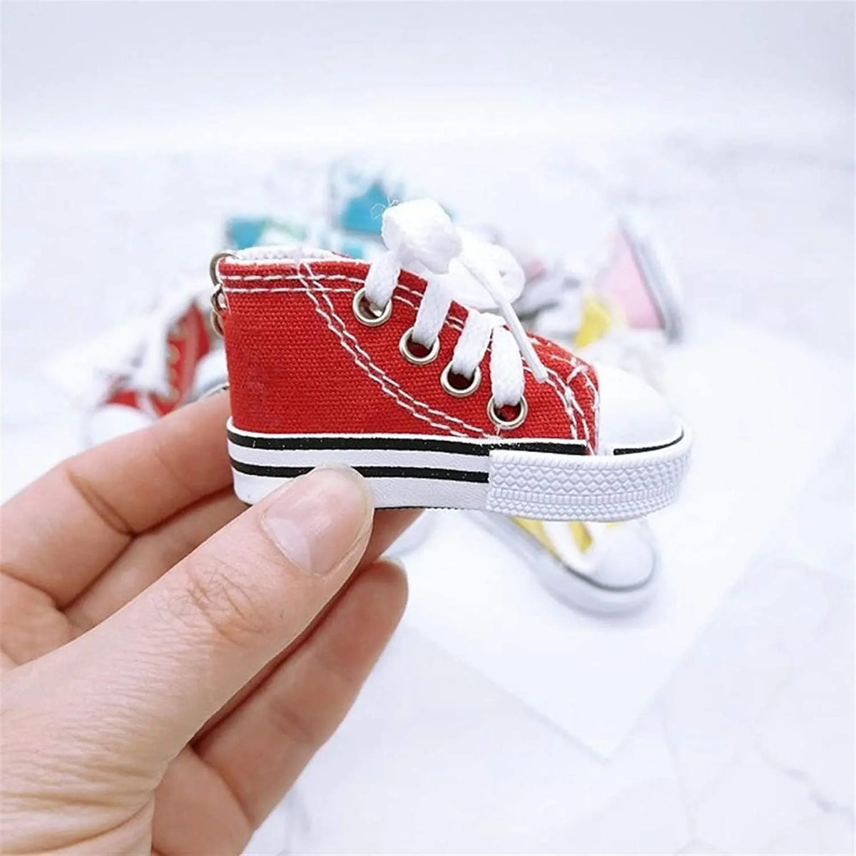 Mini Canvas Shoe Kickstand Cover for Motorcycle Side Stand – Funny Support Pad
