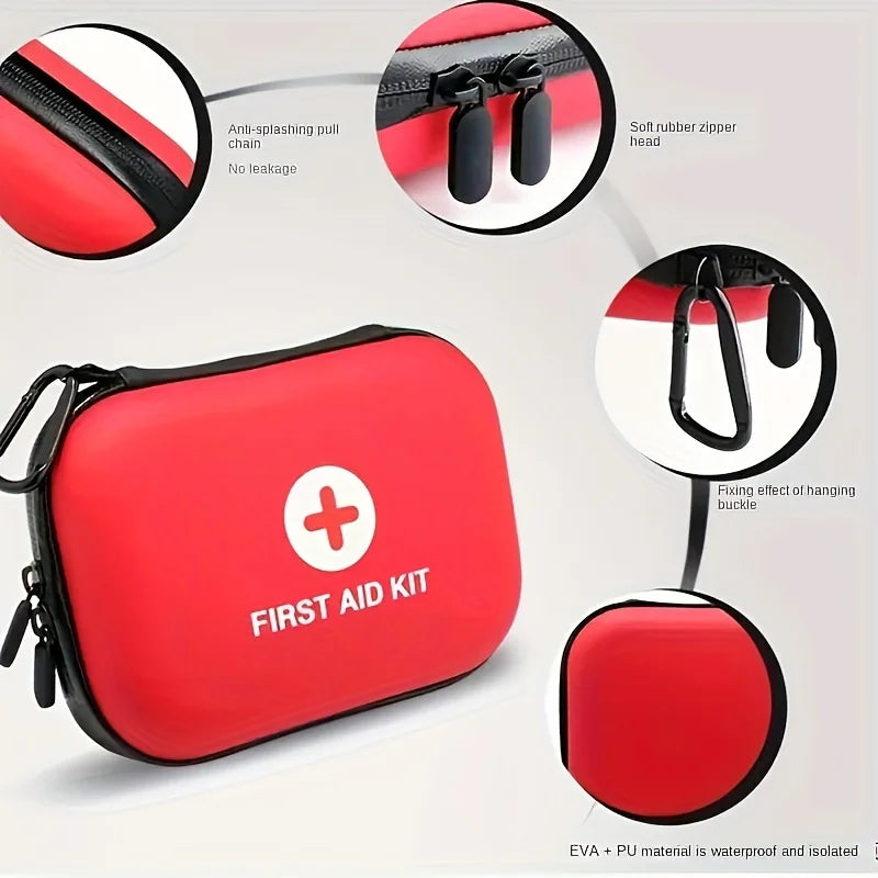 First Aid Kit Complete  92/104/284 Pieces – Compact & Water-Resistant Case