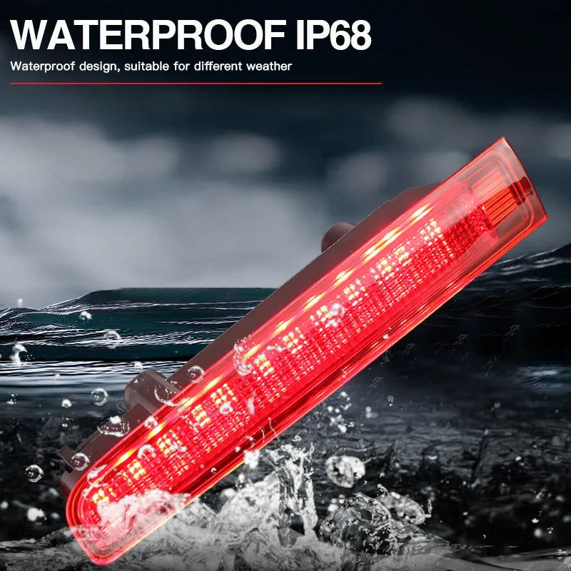 VW Transporter BARN DOOR T5 T6 Caravelle LED Third Brake Light SMOKE LENS 03-16