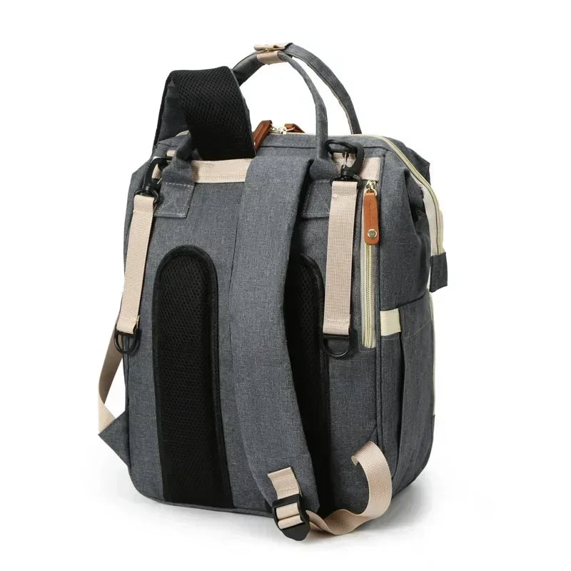 Large USB Mummy Diaper Change Bag - Waterproof, Functional, Stylish Backpack
