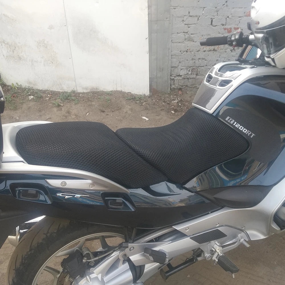 Motorcycle 3D Mesh Seat Cover Cushion Protector for BMW R1200RT 2006-2018