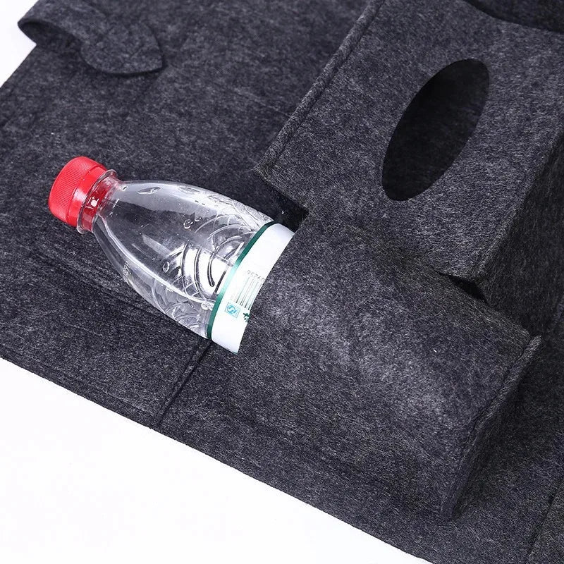 Universal Car Back Seat Storage Bag – 6-Pocket Hanging Trunk Organizer