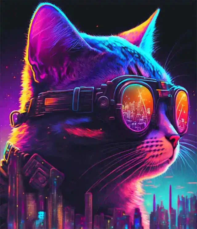 Colorful Vibrant Gamer Canvas Wall Art Nordic Aesthetic Unframed Poster Mancave