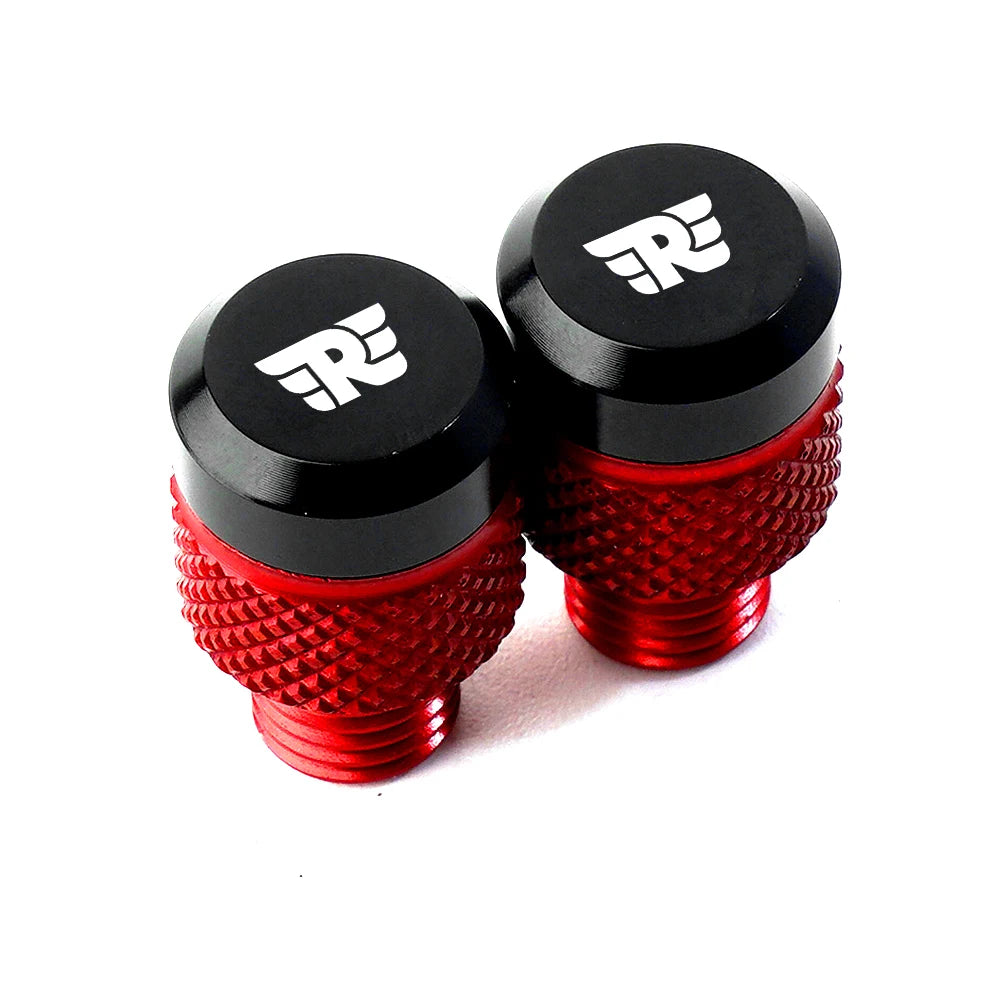 Royal Enfield Mirror Hole Plug CNC Bolt Cap Himalayan Interceptor Pair