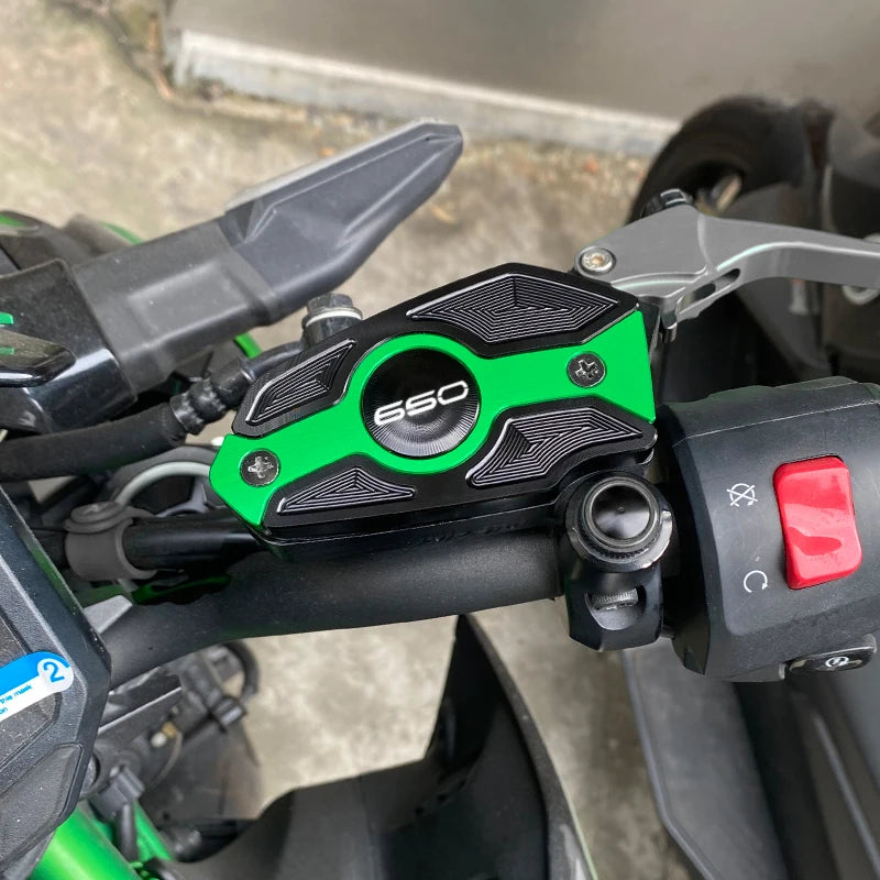 CNC Rear/Front Brake Fluid Reservoir Cap for Kawasaki Z650 Z650RS - 5 Colours