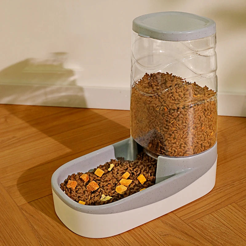 Automatic Pet Feeder & Water Dispenser – Large Capacity Food & Drink Bowl for Cats & Dogs