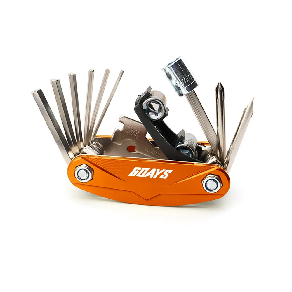 KTM TPI EXC Six Days 16-in-1 Repair Screwdriver & Wrench Tool Kit Set