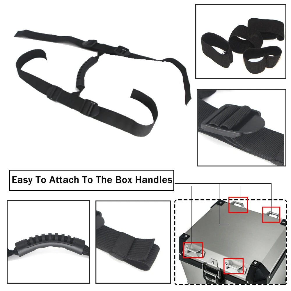 Universal Side Box Handle Strap BMW R1250GS R1200GS ADV Honda CRF1000L Touring