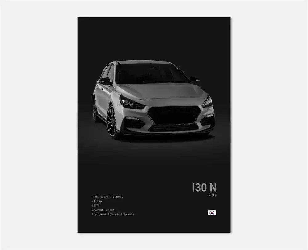 Pop Art Black Luxury Supercar Canvas Poster Wall  Home Mancave Decor Ghost GT RS