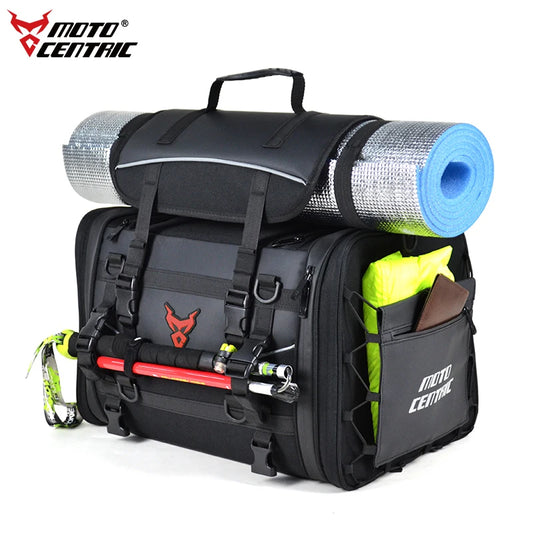 Motorcycle Waterproof Seat Bag for Benelli Kawasaki Yamaha Honda Suzuki 35-50L