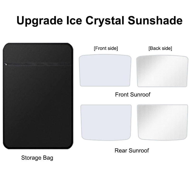 Tesla Model 3+ Highland 2024 Model Y Sunroof Sunshade UV Heat Block Ice Cloth