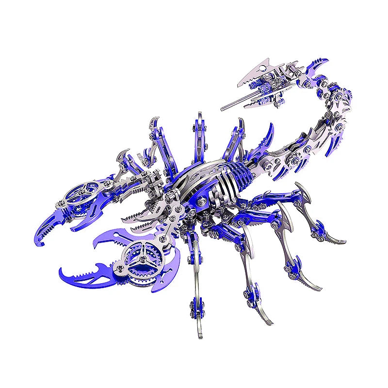 3D Scorpion Metal Puzzle Steampunk Insect Model Kit - 454 PCS DIY Model