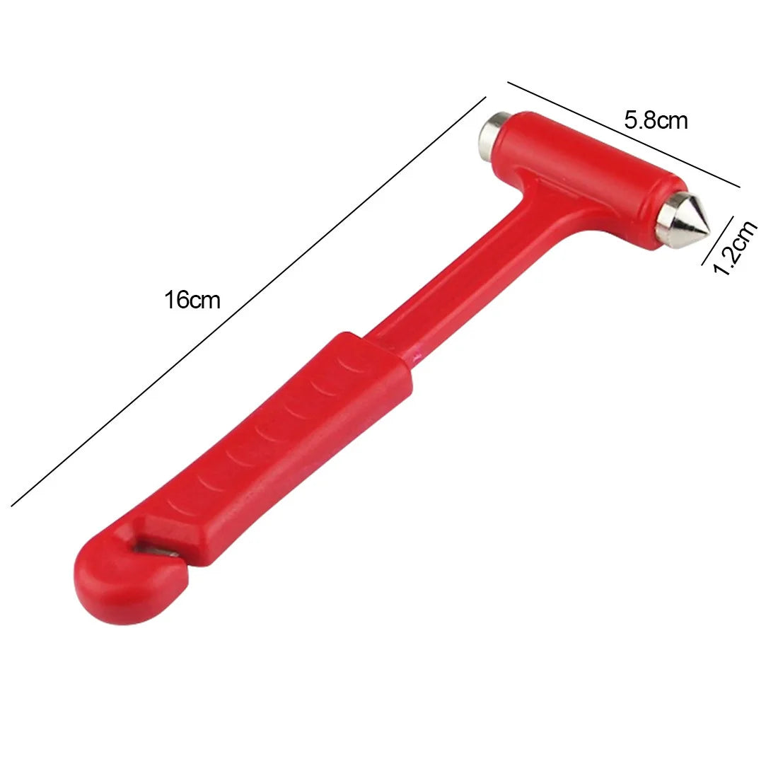 Emergency Car Safety Hammer Glass Breaker & Seat Belt Cutter, 2-in-1 Escape Tool