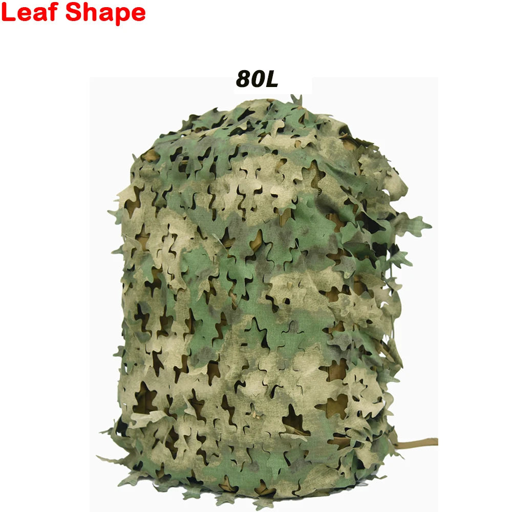 3D Camo Net Backpack Cover – Laser Cut Camouflage for Airsoft & Paintball