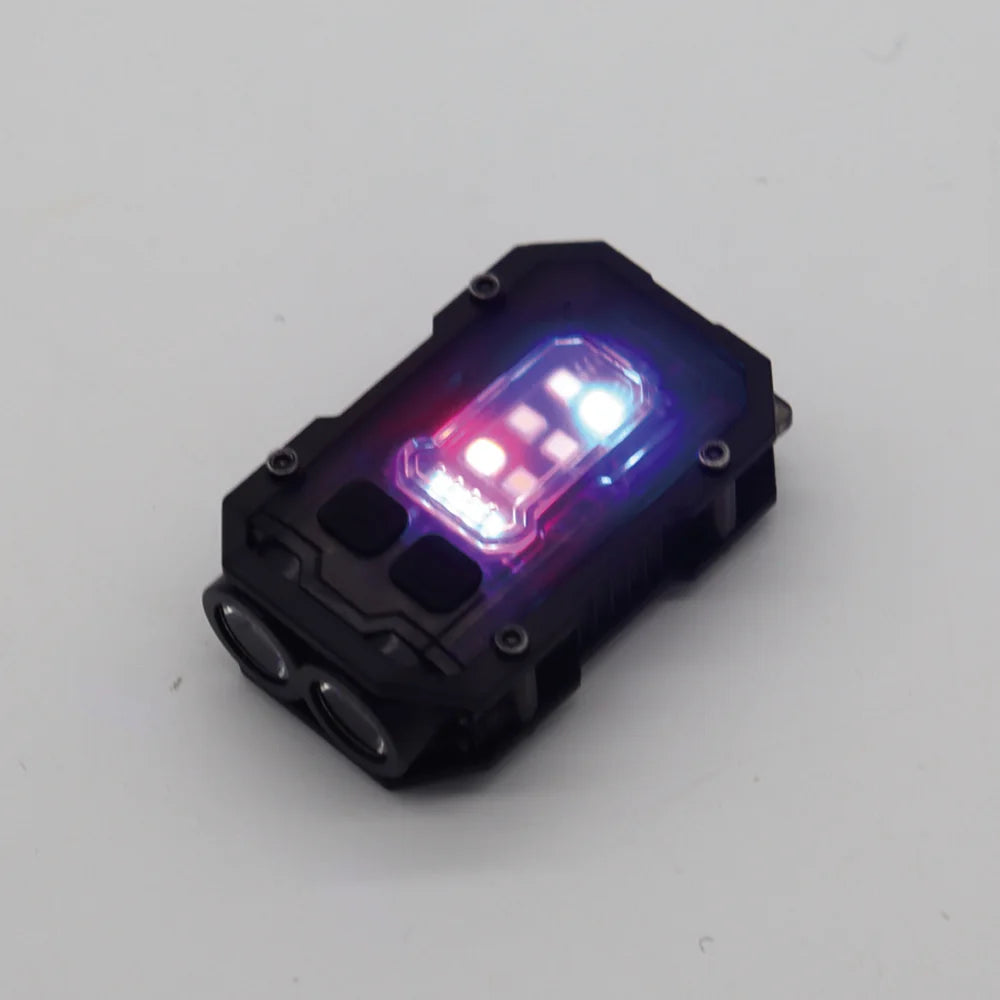 Tactical FAST MICH Helmet Light USB Rechargeable Flashing Signal Waterproof Lamp