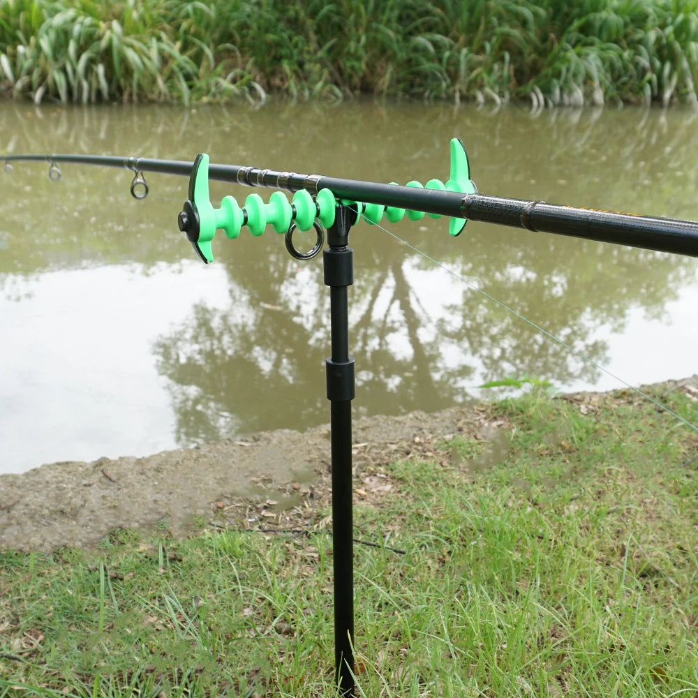 Carp Fishing Rod Rest Head 1pc for Bank Sticks Buzz Bar Feeder Rod Holder
