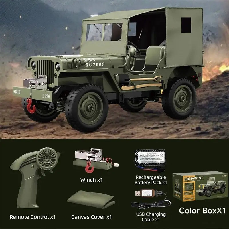JJRC C8815, Q60, Q75, Q85, Q68, Q69 1:16 RC Military Truck Tank Crawler Jeep