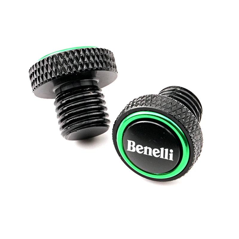 Mirror Hole Plug For BENELLI TRK 502 Leoncino TNT CNC Bolts 2x Clockwise Thread