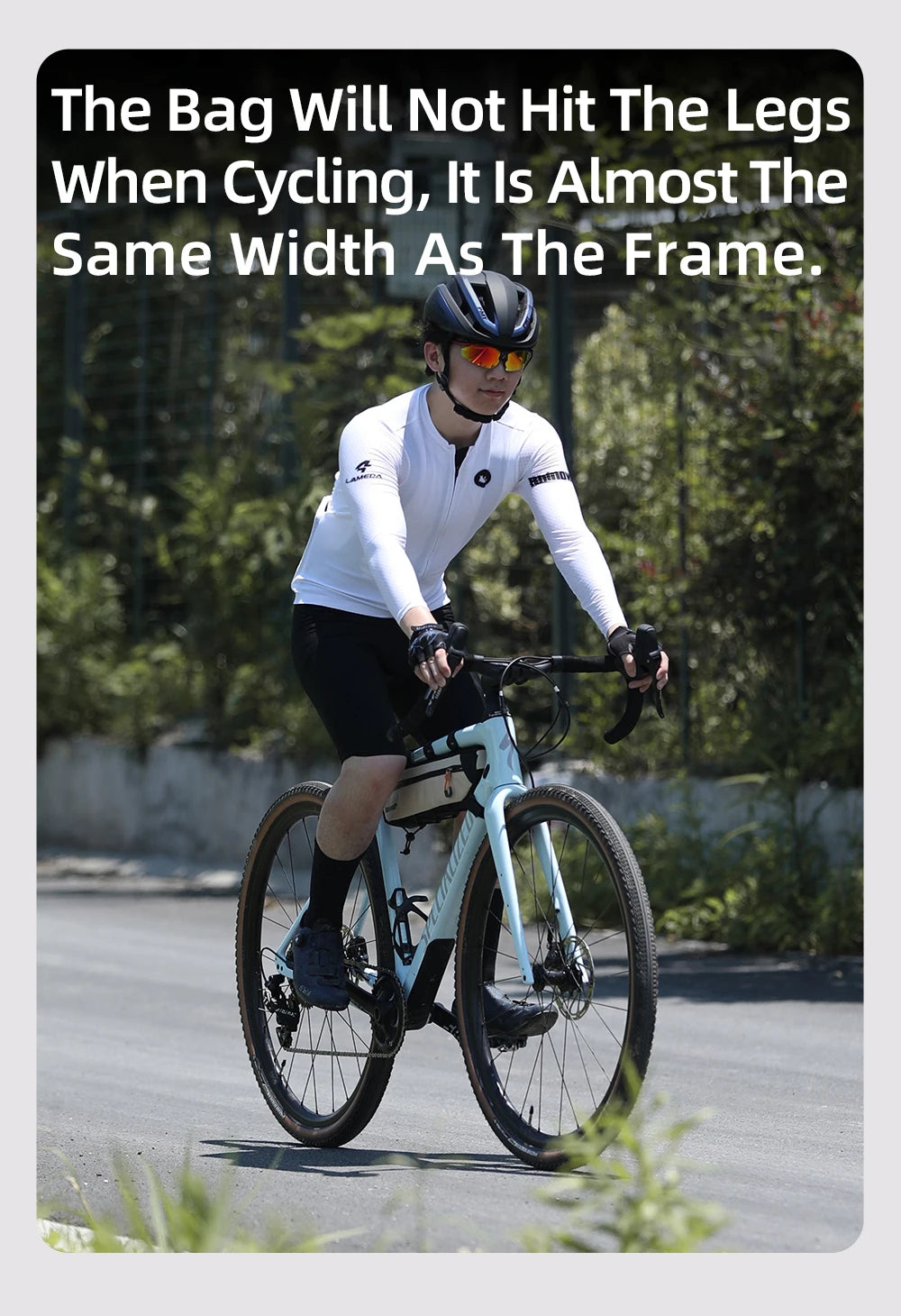 Rhinowalk 2.1L/2.7L Bike Frame Triangle Bag MTB Road Tube Storage Cycling