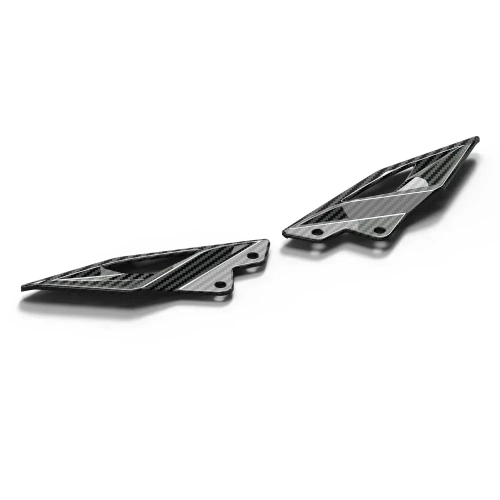Triumph Street Triple 765R RS 2016-2024 Carbon-look Foot Pedal Heel Guard Plates