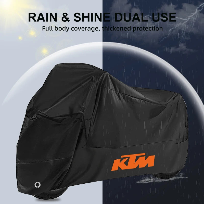 Motorcycle Waterproof Outdoor UV Protector Bike Rain Dustproof Covers KTM Duke
