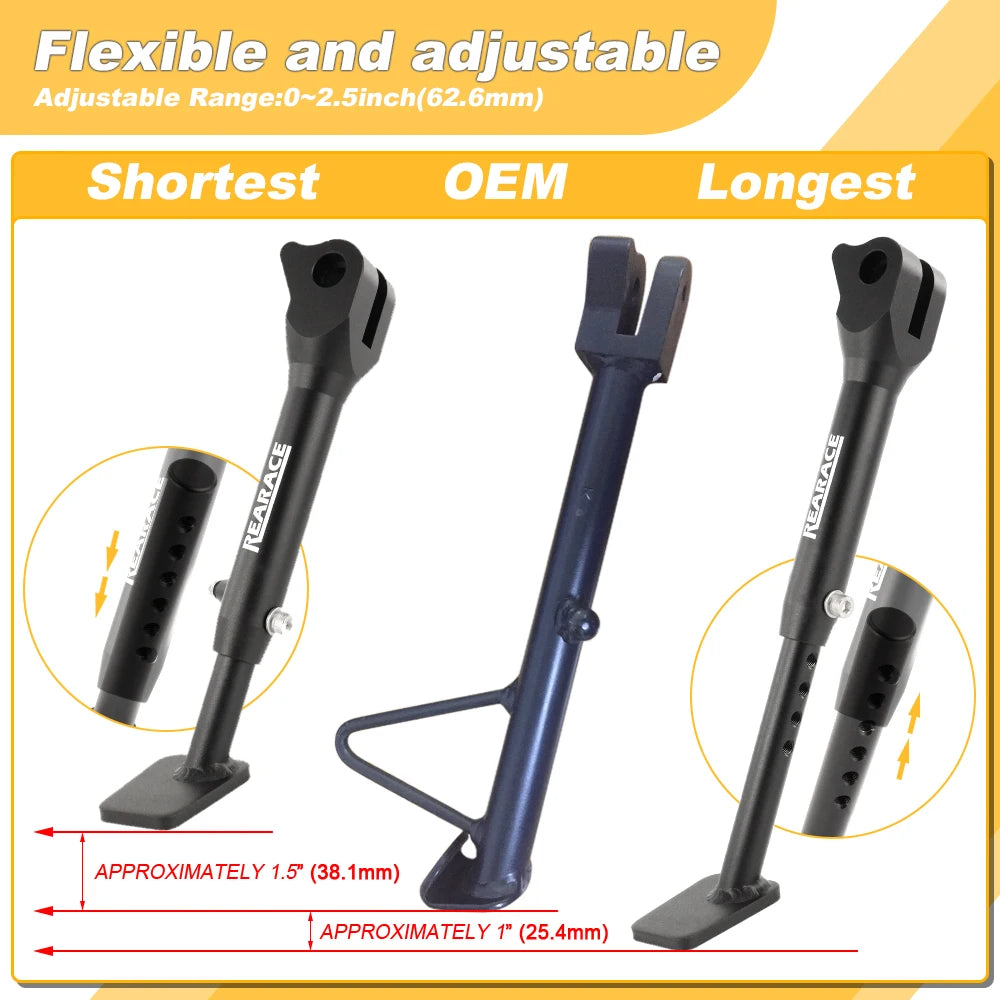 Royal Enfield 411 Himalayan SCRAM Adjustable Side Stand Kickstand 2020-24