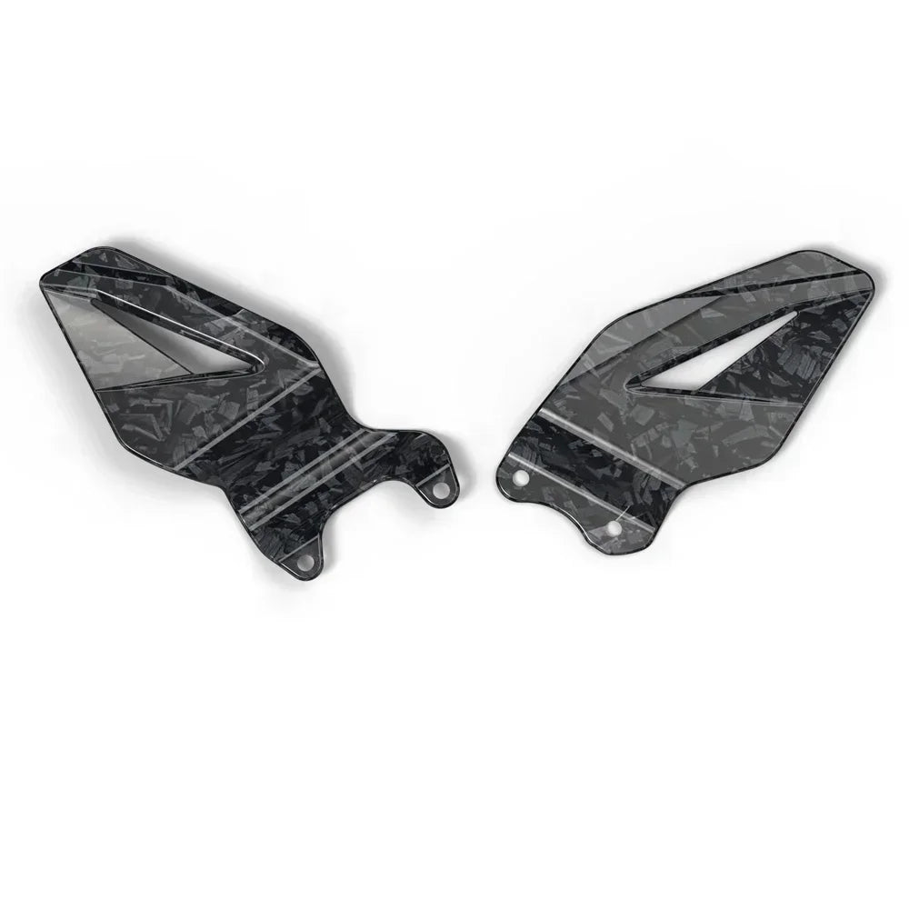 Yamaha R6 2006-2022 Carbon look Foot Pedal Heel Guard Plates Decoration Set
