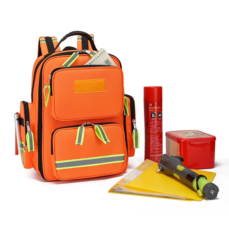 Empty First Aid Kit Backpack for Outdoor Camping & Emergency Medical Storage