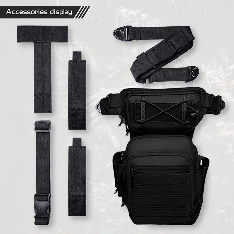 Tactical Leg Bag Utility Pouch Waist Pack Tool Belt Airsoft Paintball